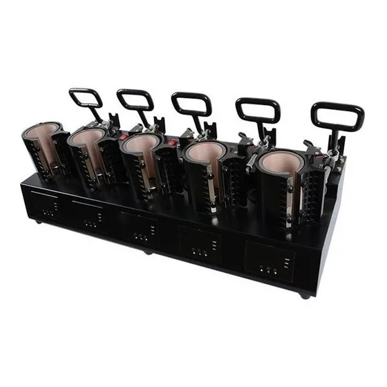 Maquina Sublimadora 5en1 Para Sublimar 5 Tazas Rectas