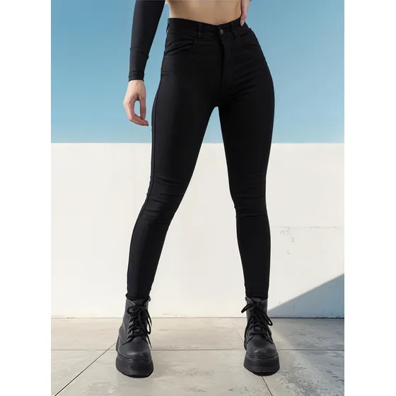 Pantalon De Vestir Bengalina  De Mujer-todos Los Talles