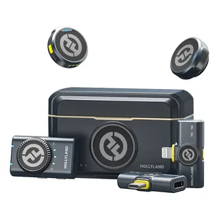 Microfone Hollyland Lark M2 Duo Combo Duplo Para 2 Pessoas C
