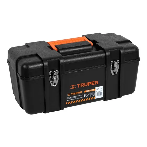 Caja Para Herramienta De 20 Broches Mecánicos Truper 10380 Color Negro