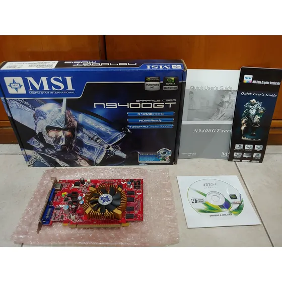 Placa De Video Msi Geforce 9600gt Sin Funcionar