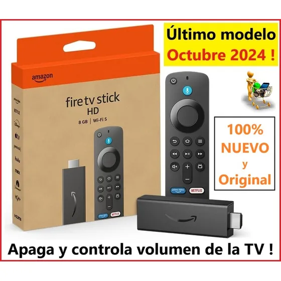 Nuevo Fire Tv Stick Hd Modelo Octubre 2024 Controla Tv Alexa