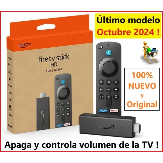 Nuevo Fire Tv Stick Hd Modelo Octubre 2024 Controla Tv Alexa