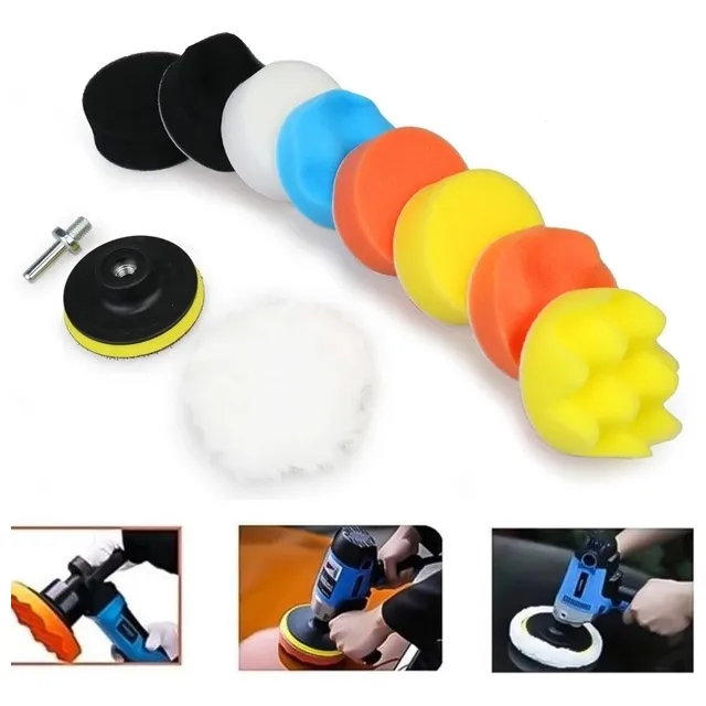 Kit De Pulido Para Taladros 11 Piezas Auto Fix Esponjas