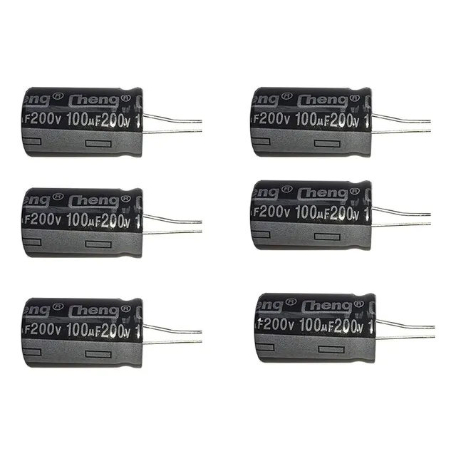 Condensador Capacitor 100mf 200v 10 Piezas Nuevos Desoldados