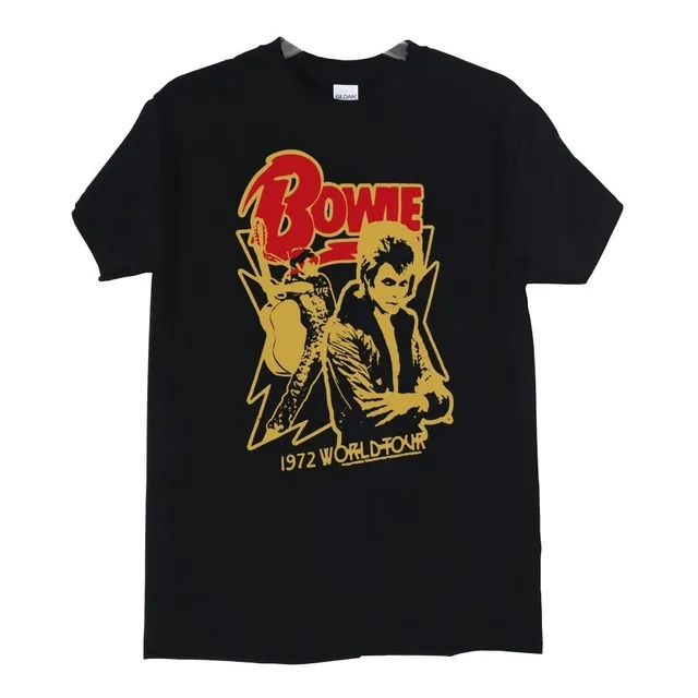 Polera David Bowie 1972 World Tour Pop Abominatron