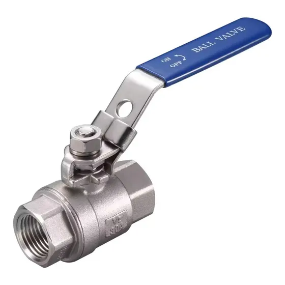 Válvula Llave De Bola 1 1/4  Pulgadas Npt Acero Inoxidable