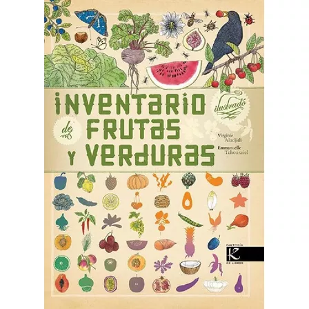 Libro Inventario Ilustrado Frutas Y Verduras Virginie