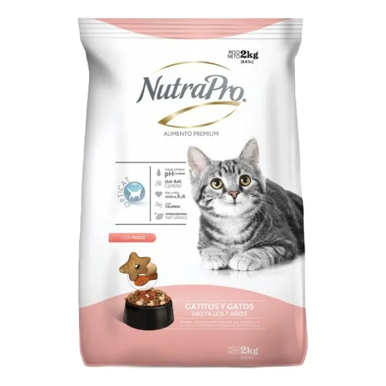 Alimento Gatos Nutrapro Gatos Gatitos 2kg