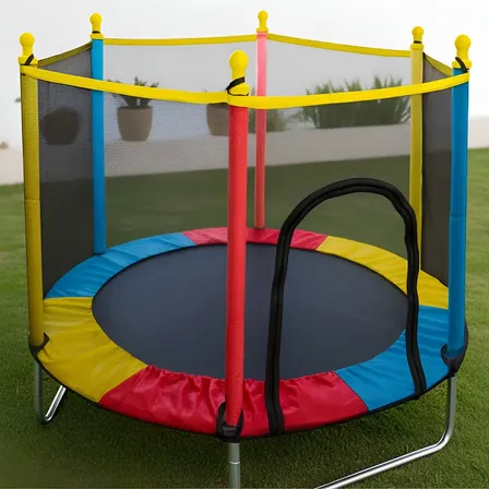 Cama Elástica Eloria Pula Pula de 1.4m com Rede de Proteção para Crianças de 2 a 4 Anos