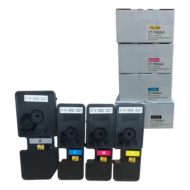 Kit 4 Toner Compatible Tk 5242 Ecosys M5526cdw P5026cdw Kmyc