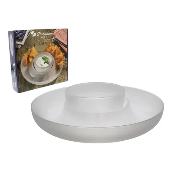 Plato Para Bocadillo Pasabahce Meze De Vidrio Transparente