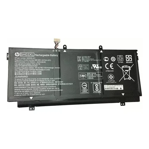 Sh03xl - Hp Battery 11.55v 5020 Mah 57.9 Wh