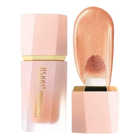 Iluminador Líquido Glitter Con Aplicador Para Rostro Ushas