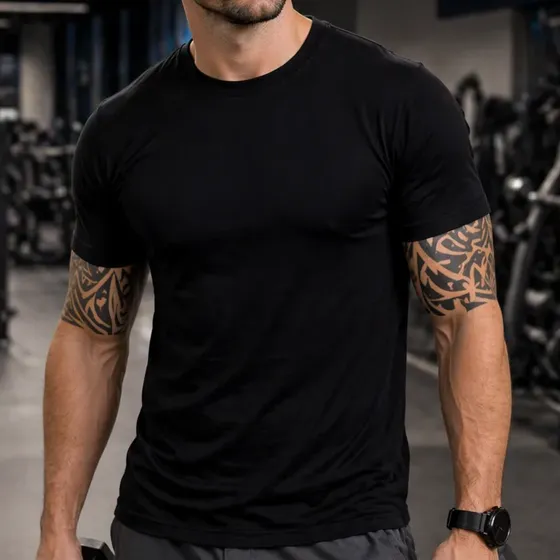 Camiseta Masculina Dry Fit Térmica Uv Camisa Basica Treino