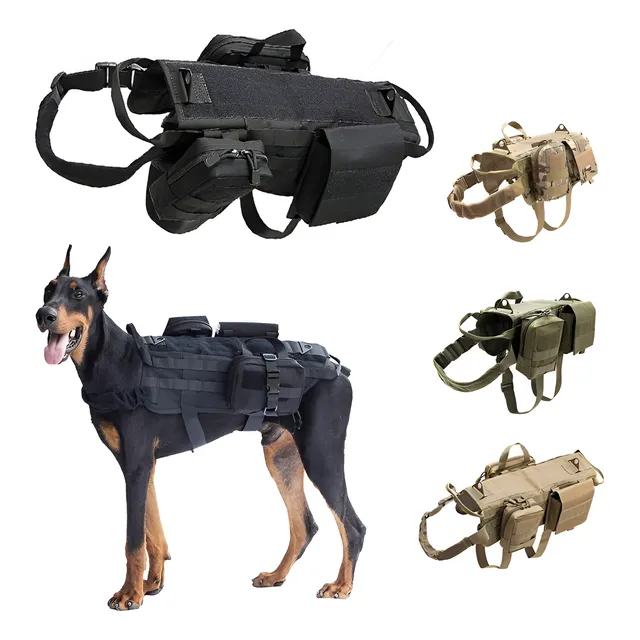 Chaleco Táctico Perro Pechera Militar Coraza De Camuflaje