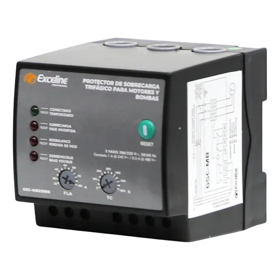 Protector De Sobrecarga Trifásico Exceline Gsc-mb22080