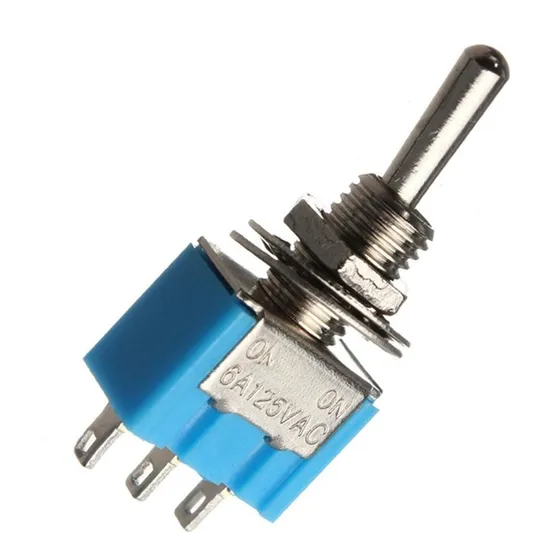 10 Unidades Llave Palanca  Interruptor On On 3a 250v 6a 125v