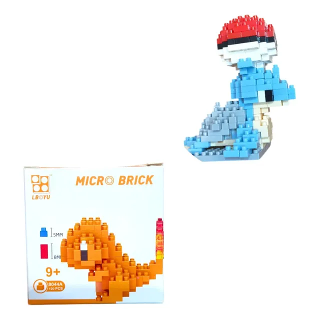 Set De Mini Bloques Para Armar De Pokemon - Charmander