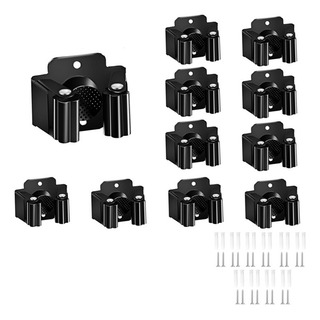 Wall Hook Stainless Steel Mop And Broom Tool Holder 10 Pcs Wall Hook Stainless Steel Mop And Broom Tool Holder 10 Pcs