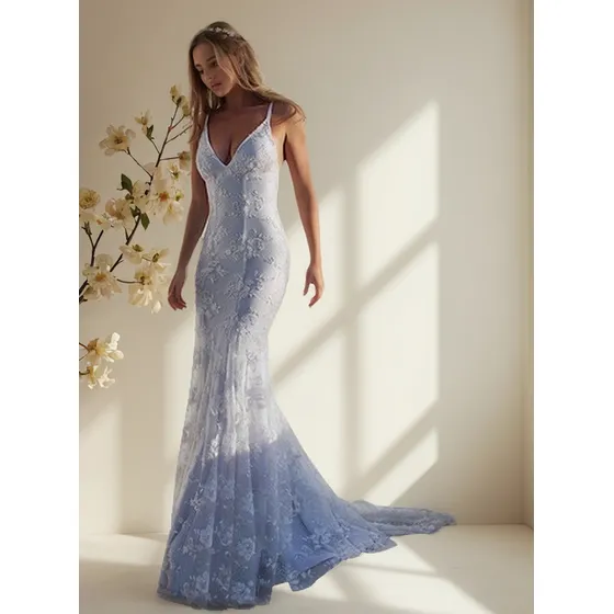 Vestido De Novia De Encaje Bordado Princesa, Boda Civil