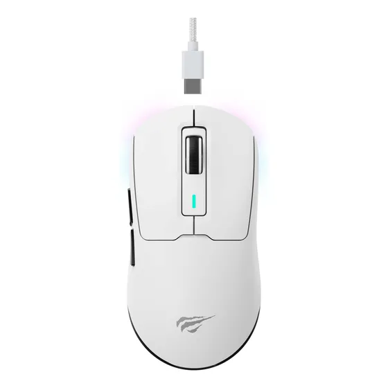 Havit Mouse Inalambrico Gamer Ms969se Blanco Rgb Gamenote