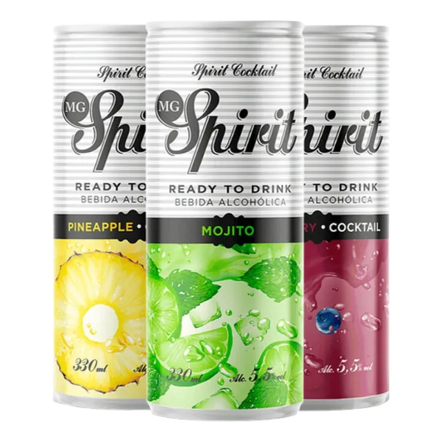Spirit 330 Ml. Sabores Caja 12 Latas