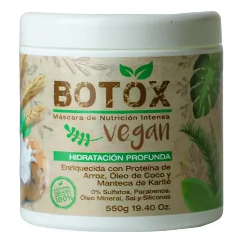Crema Botox Tratameinto Capilar 550g Tipo VEGAN