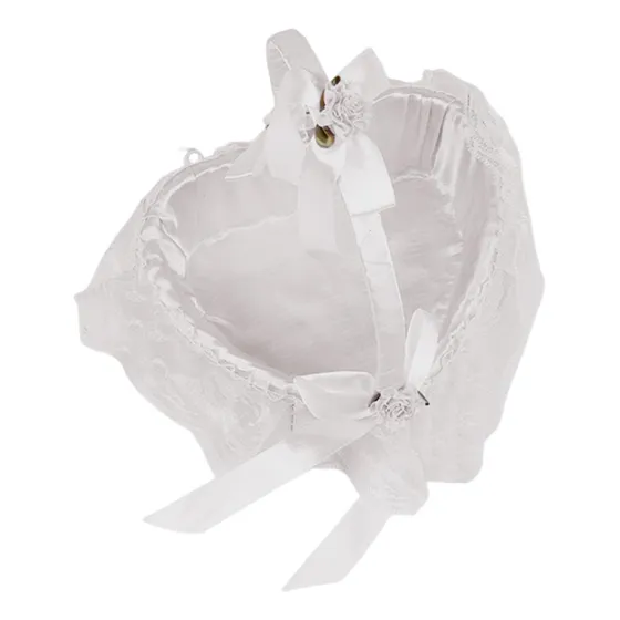 Cesta De Casamento Em Formato De Coração Com Alça, Leve,