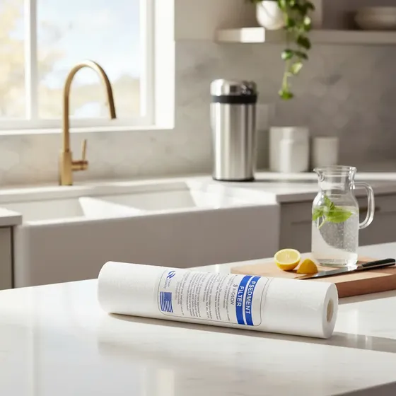 Filtro De Polipropileno 5 Micras Riffi 10  Para Agua