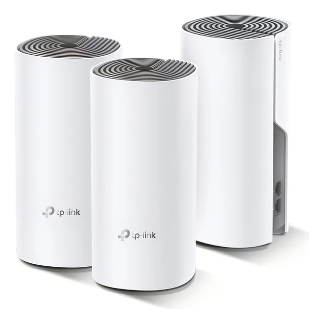 TP-Link Deco E4 3-PACK Access point Sistema Mesh AC1200 3 unidades Color blanco