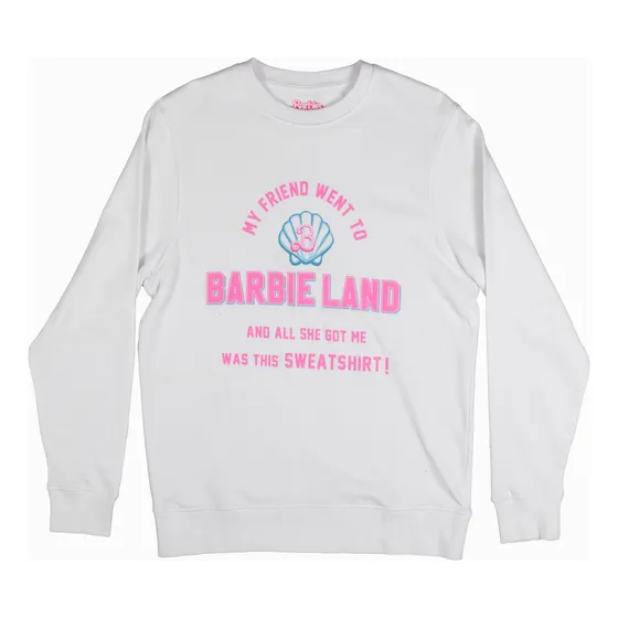 Poleron Mujer My Friend Blanco Barbie