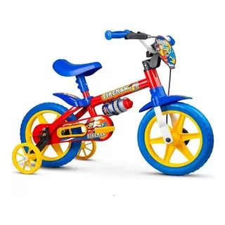 Bicicleta Infantil Aro 12 Fire Man Nathor Bombeiro Bicicleta Infantil Aro 12 Fire Man Nathor Bombeiro