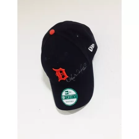 Gorra Autografiada Por Victor Martinez Tigres De Detroit  