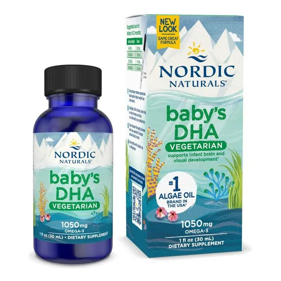 Suplemento Nordic Naturals Babys Dha Vegetariano 1050 Mg