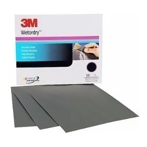 Pliego De Lija De Agua 9  X 11  Grano 320 Marca 3m