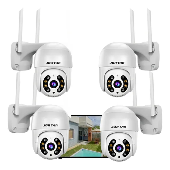 Kit 4x Câmera Segurança Ip Wifi Auto Tracking Audio Yoosee