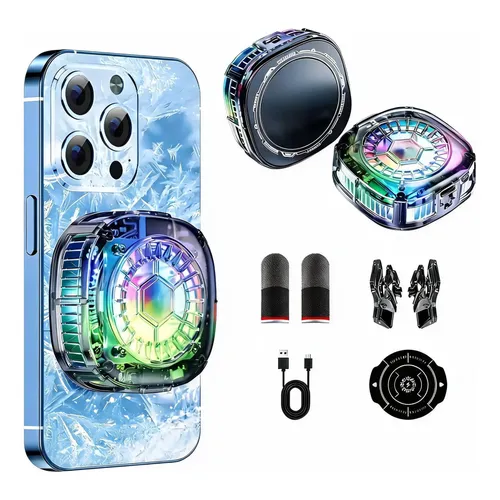 Asus Rog Aeroactive Cooler X Usb-c Rog Phone 8, 8 Pro Negro