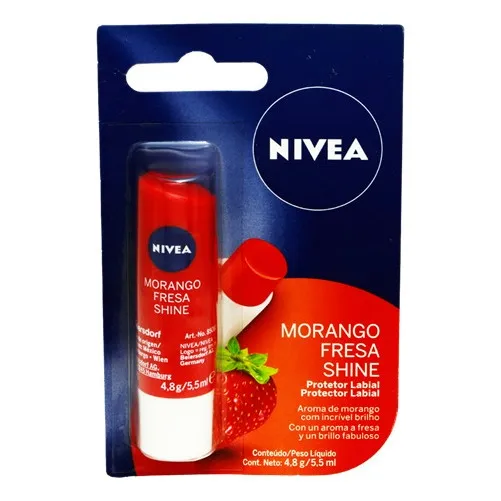 Protector Labial Nivea Fresa
