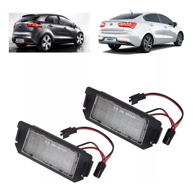 Luz Led Patente Kia Rio 3 - 4 2011-2015 Accesorio