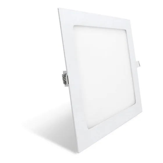 Panel Led 12w Cuadrado Incrustar Slim Ultra Plano