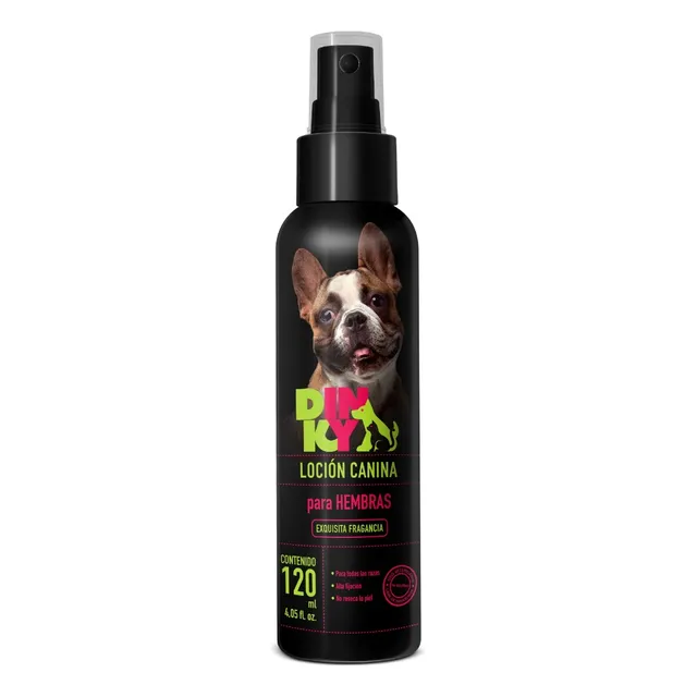 Perfume Para Perro Dinky Loción Canina Hembra 120 Ml