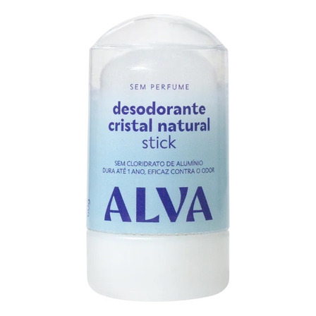 Desodorante Cristal Sem Aluminio Sem Fragancia 60g - Alva Fragrância Sem Fragrância Desodorante Cristal Sem Aluminio Sem Fragancia 60g - Alva Fragrância Sem Fragrância