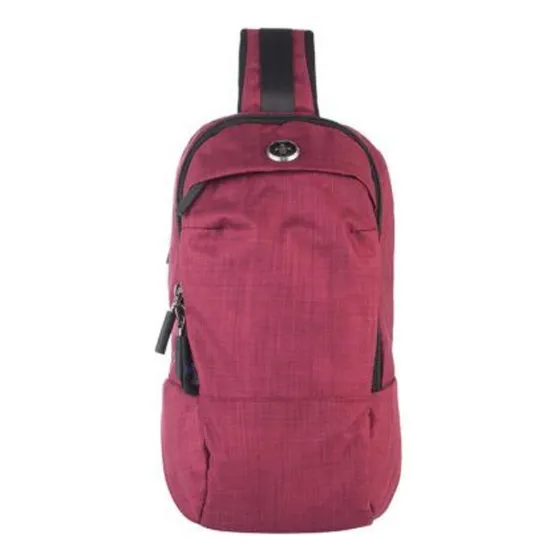 Mochila Morral Pechera Swiss Digital Brazen Sd728-r Color Rojo Diseño De La Tela Liso