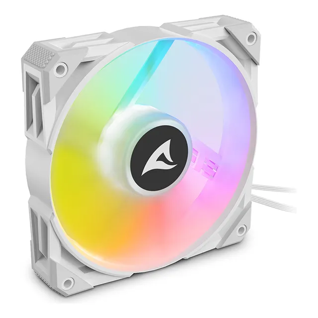 Ventilador Pc Rgb 120mm Blanco Rebel F50 Pwm Sharkoon Rgb