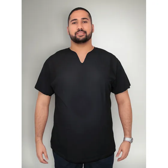 Camisa Plus Size Modelo Bata Moda Casual Tamanho Grande