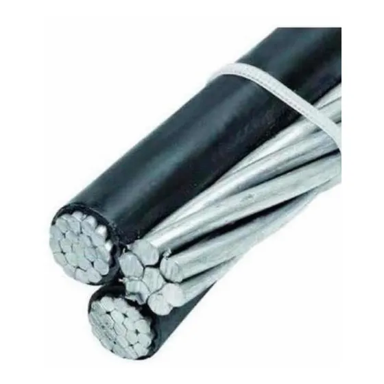 Cable 2+1  Aereo Acometida Calibre 6 En Aluminio 220mts Negro