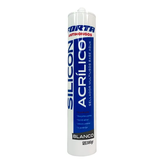Silicon Acrílico Blanco Antihongos Forta 280g