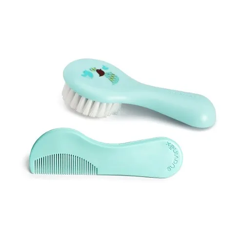 Set De Peine Y Cepillo Azul Suavinex