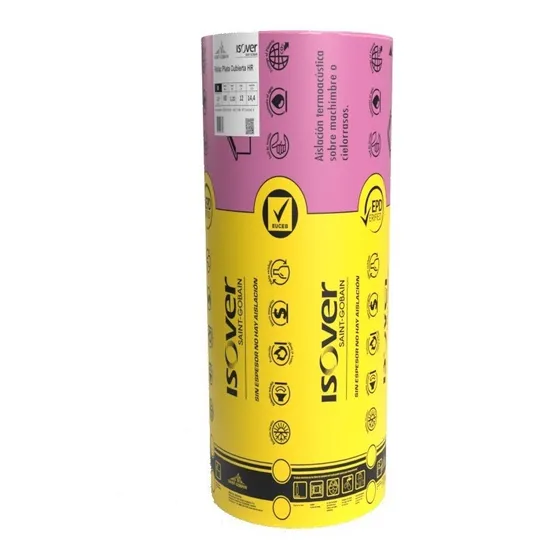  Lana De Vidrio Isover Rolac Plata 80 Aluminio